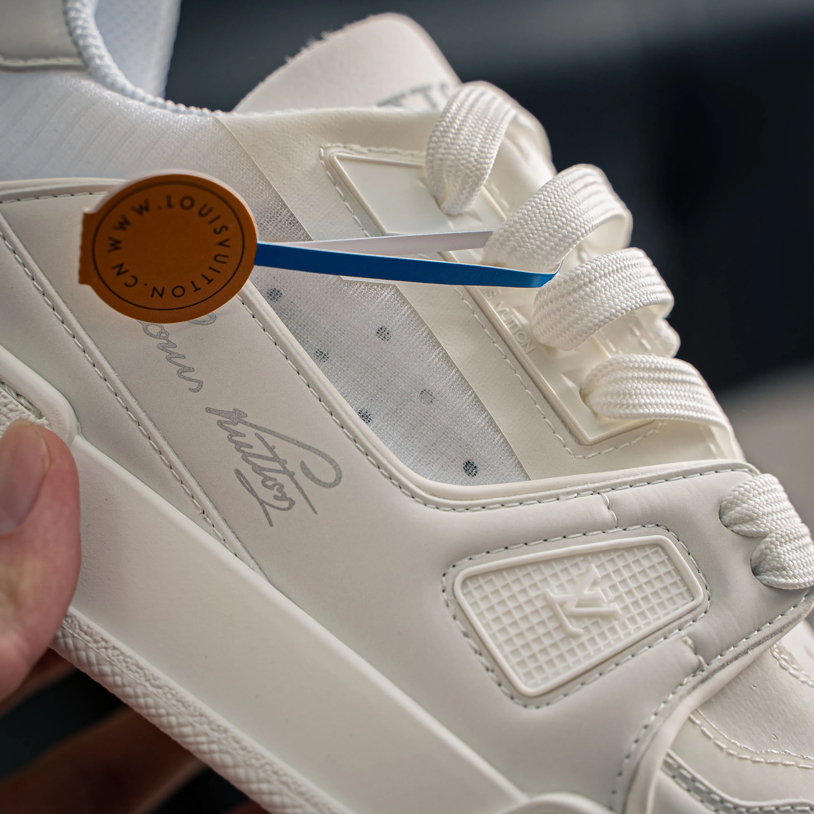 【YS 】 Premium LOUIS VUITTON LV Trainer CUP Mesh Breathable Shoes ✦ ， 37 Series ✦ + Shoes